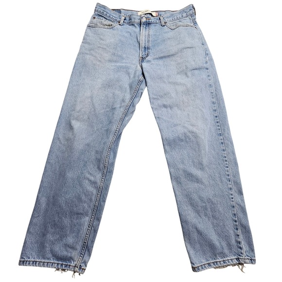 Levi's Other - Levi's 550 Relaxed Fit Men 36x30 Light Blue Denim Tapered Leg Jeans Vintage Y2K